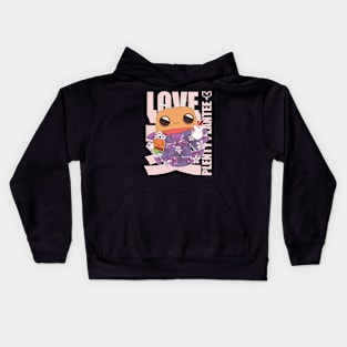 Valentine's Day Oxalis Kids Hoodie